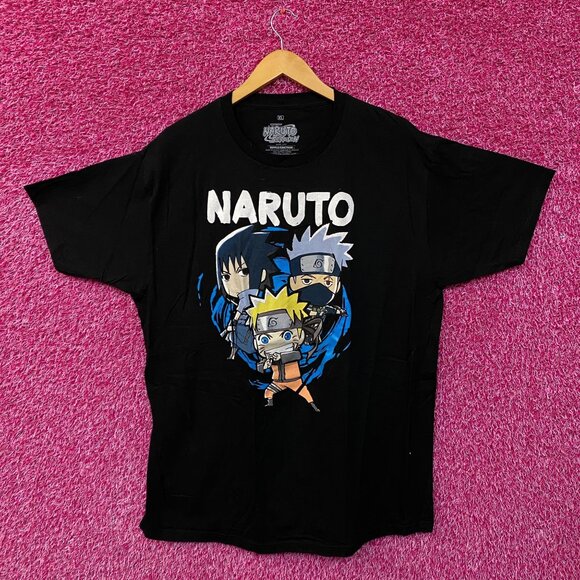 Naruto Chibi style Anime Tshirt size Extra Large - Picture 1 of 4